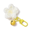 Flower Cotton Pendant Decorations HJEW-JM02916-01-4