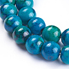 Synthetic Chrysocolla Beads Strands G-F647-02-A-01-4