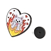 Flaming Animal Alloy Enamel Pins JEWB-G046-05J-3