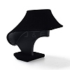Bust Plastic Covered with Velvet Necklace Display Stands NDIS-L006-01B-3