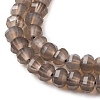Natural Grey Agate Beads Strands G-P587-D04-01-4