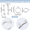 10Pcs Eco-friendly Brass Toggle Clasps KK-BBC0009-93-2