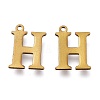 PVD Vacuum Plating  304 Stainless Steel Charms STAS-H112-H-AB-1