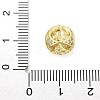 Brass Micro Pave Cubic Zirconia Beads KK-Z095-03G-05-3