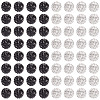 100Pcs 2 Colors Pave Disco Ball Beads RB-TA0001-28-2
