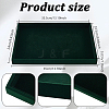 Rectangle Wood Covered with Velvet Display Trays ODIS-WH0030-208-4