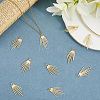 10Pcs Brass Pendants KK-BBC0020-12-3