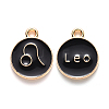 Alloy Enamel Pendants LS-X-ENAM-S124-01B-08G-1
