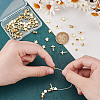   80Pcs 8 Styles Rack Plating Brass Beads KK-PH0006-72-5