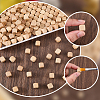 300Pcs Unfinished Schima Woods Block DJEW-SP0001-52C-5