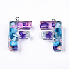 Transparent Epoxy Resin Pendants LS-CRES-S364-001F-1