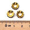 Brass Rhinestone Spacer Beads LS-RB-A020-9mm-22G-2