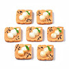 Opaque Epoxy Resin Cabochons LS-CRES-S358-63-1