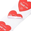 500Pcs Heart with Thank You Roll Stickers DIY-U008-01D-3