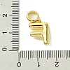 Rack Plating Brass with ABS Plastic Pearl European Dangle Charms KK-G501-02F-G-3
