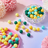 Opaque Acrylic Beads OACR-TAC0014-06E-5