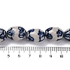 Handmade Blue and White Porcelain Beads PORC-I027-16B-4