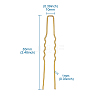 Hair Accessories Iron Hair Forks Findings OHAR-TAC0002-01G-8
