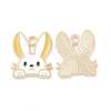 Alloy Enamel Pendants PALLOY-D015-08A-1