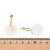 304 Stainless Steel & Natural Freshwater Shell Stud Dangle Earrings EJEW-JE07496-6