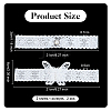 1 Set Butterfly Polyester Garter Leg Ring Sets DIY-OC0013-43A-2