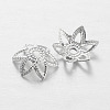 Brass Flower Bead Caps KK-L130-07S-1