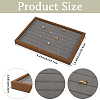 Rectangle Velvet Covered with Ring Display Trays ODIS-WH20015-05-2
