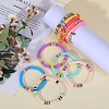 Stretch Charm Bracelets Sets BJEW-SZ0001-001-4