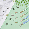 48Pcs 3 Colors Zinc Alloy Cord Ends FIND-PH0023-60A-4