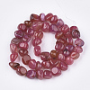 Natural Dragon Veins Agate Beads Strands G-S349-28F-2
