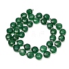Natural Green Chalcedony Beads Strands GG-NH0004-B01-4