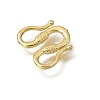 Brass M-Hook Clasps LS-KK-CBA0DF0-14E-G-2