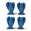 Dyed Synthetic Turquoise Carved Angle Figurines GG-CBA9C2C-A24-1