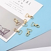 Zinc Alloy Swivel Lobster Claw Clasps PALLOY-YW0001-02G-7