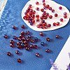 80Pcs Half Rainbow Plated Glass Beads EGLA-TA0013-04B-6