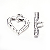 Tibetan Style Toggle Clasps LS-TIBE-S002-P-LF-1