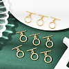 15 Sets Brass Toggle Clasps KK-BBC0021-12-4