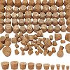 CHGCRAFT 120Pcs 10 Style Wood Cork Stopper AJEW-CA0002-86-1