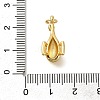 Rack Plating Brass with Cubic Zirconia Pendants KK-Z086-29G-01-3