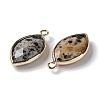 Natural Dalmatian Jasper Pendants G-B009-01G-B-2