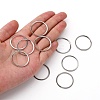 Non-Tarnish 201 Stainless Steel Linking Rings X-STAS-F192-001P-03-4