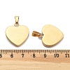 Ion Plating(IP) Fashionable 304 Stainless Steel Stamping Blank Tag Pendants STAS-J002B-01G-4