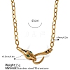 304 Stainless Steel Pave Green Cubic Zirconia Snake Pendant Necklaces for Women WGE46FD-01-6