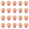 20Pcs Opaque Resin Flower Rose Beads RESI-YW0004-99E-1
