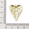 Brass Micro Pave Clear Cubic Zirconia Pendants KK-L228-43B-G-3
