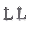 304 Stainless Steel Charms STAS-H112-L-EB-1