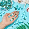 Natural Akoya Shell Dyed Disc Charms SHEL-WH0005-05C-4