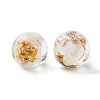 Handmade Gold & Silver Foil Lampwork Beads GLAA-G107-07A-14-3