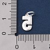 Number Series 925 Sterling Silver Charms STER-Q002-01F-2