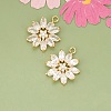 Brass Pendants KK-V006-01G-02-1